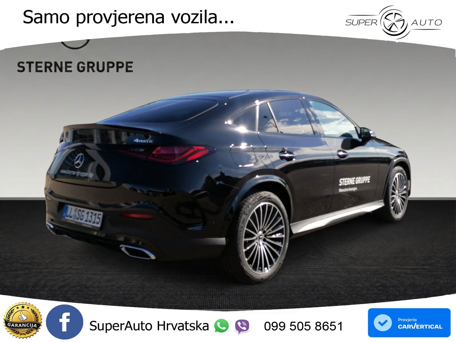 Mercedes GLC Coupe 220d (197 KS) 4MATIC 9G-TRONIC AMG ACC+GR SJED+360+PANO