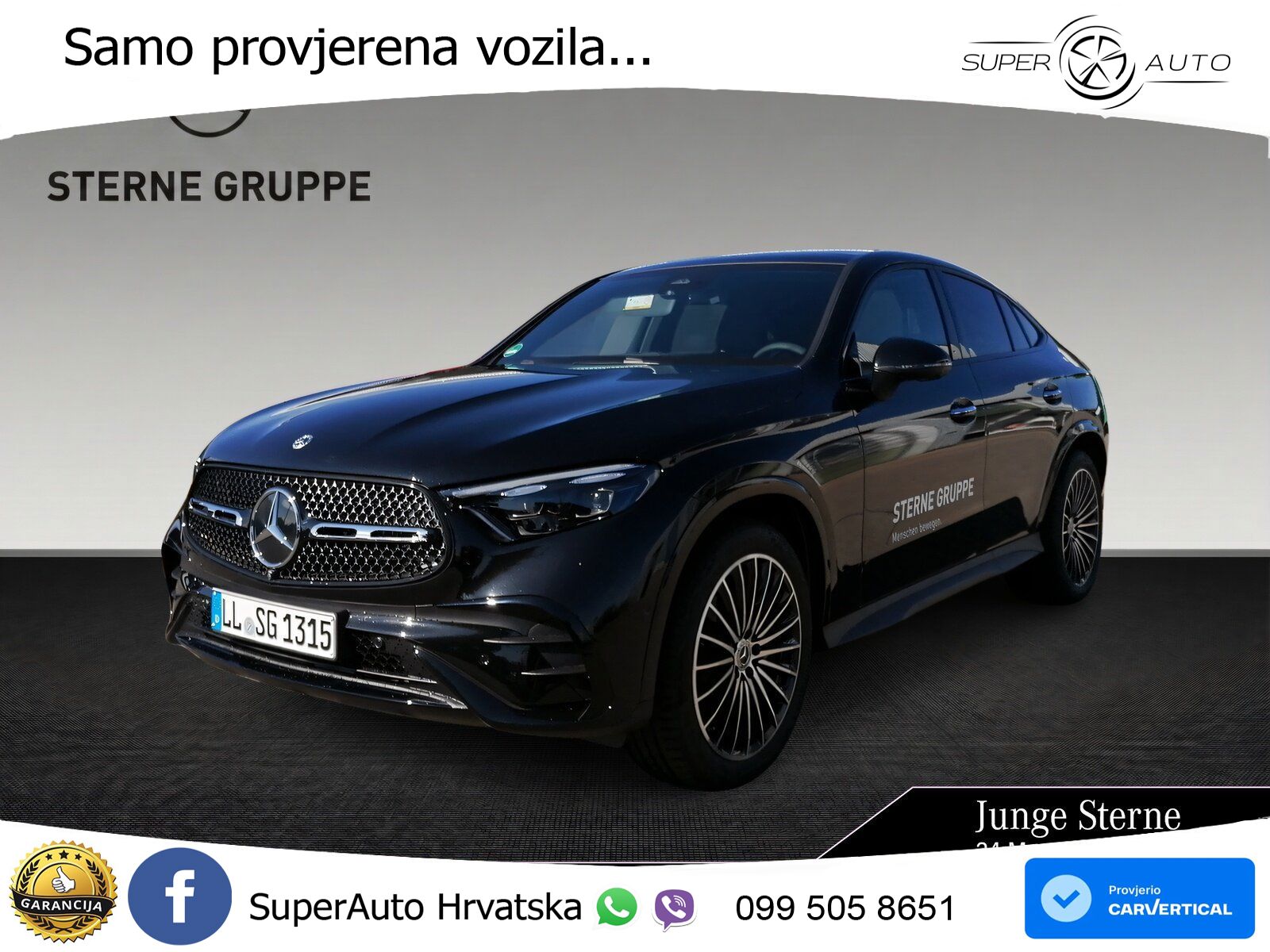 Mercedes GLC Coupe 220d (197 KS) 4MATIC 9G-TRONIC AMG ACC+GR SJED+360+PANO