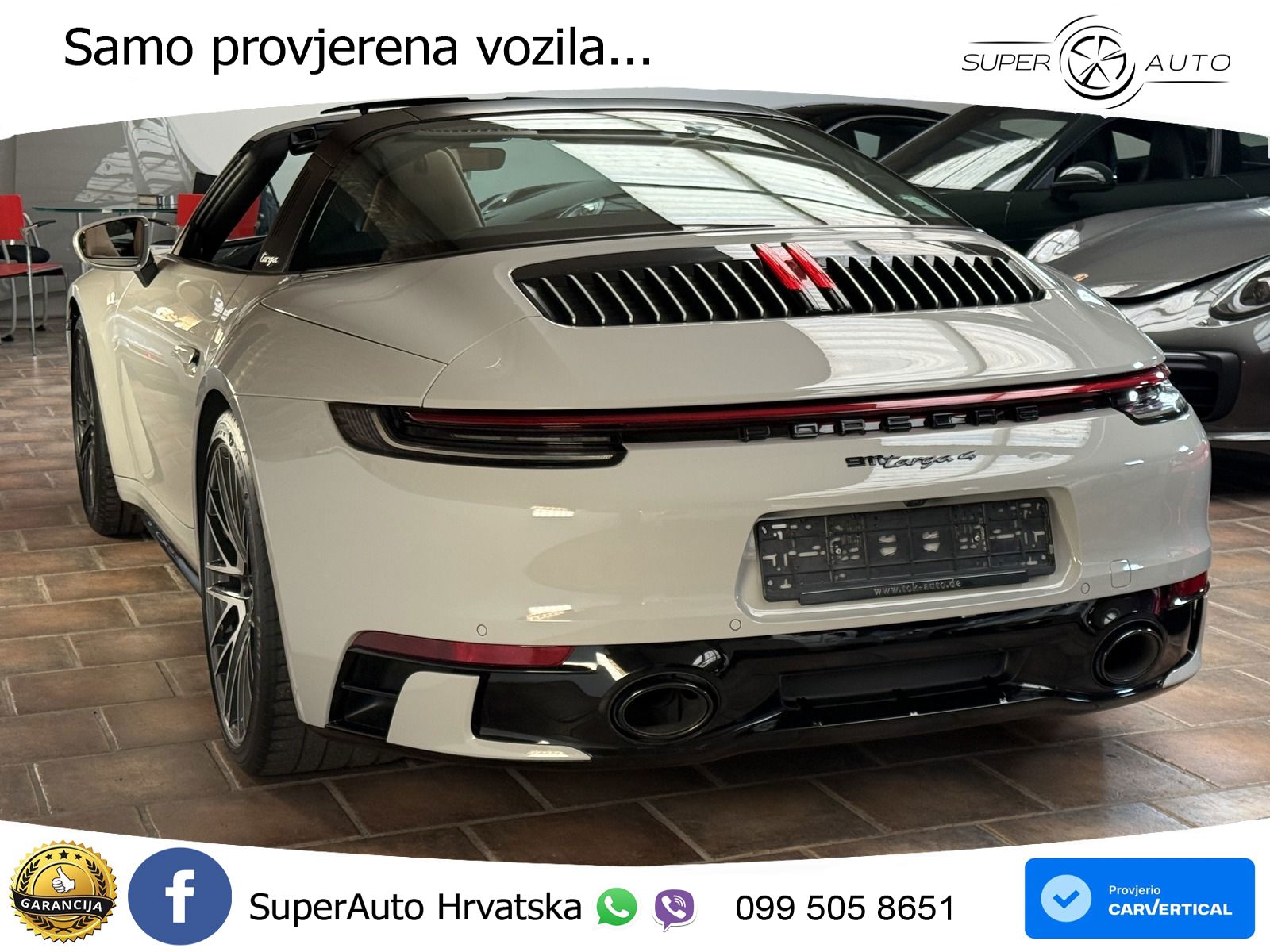 Porsche 911 Targa 4 3.0 (385 KS) PDK LED+GR SJED+ACC