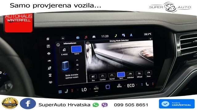 Volkswagen Touareg R 3.0 V6 TFSI (462 KS) 4MOTION Tiptronic ACC+HEAD+4xGR SJED+360+PANO