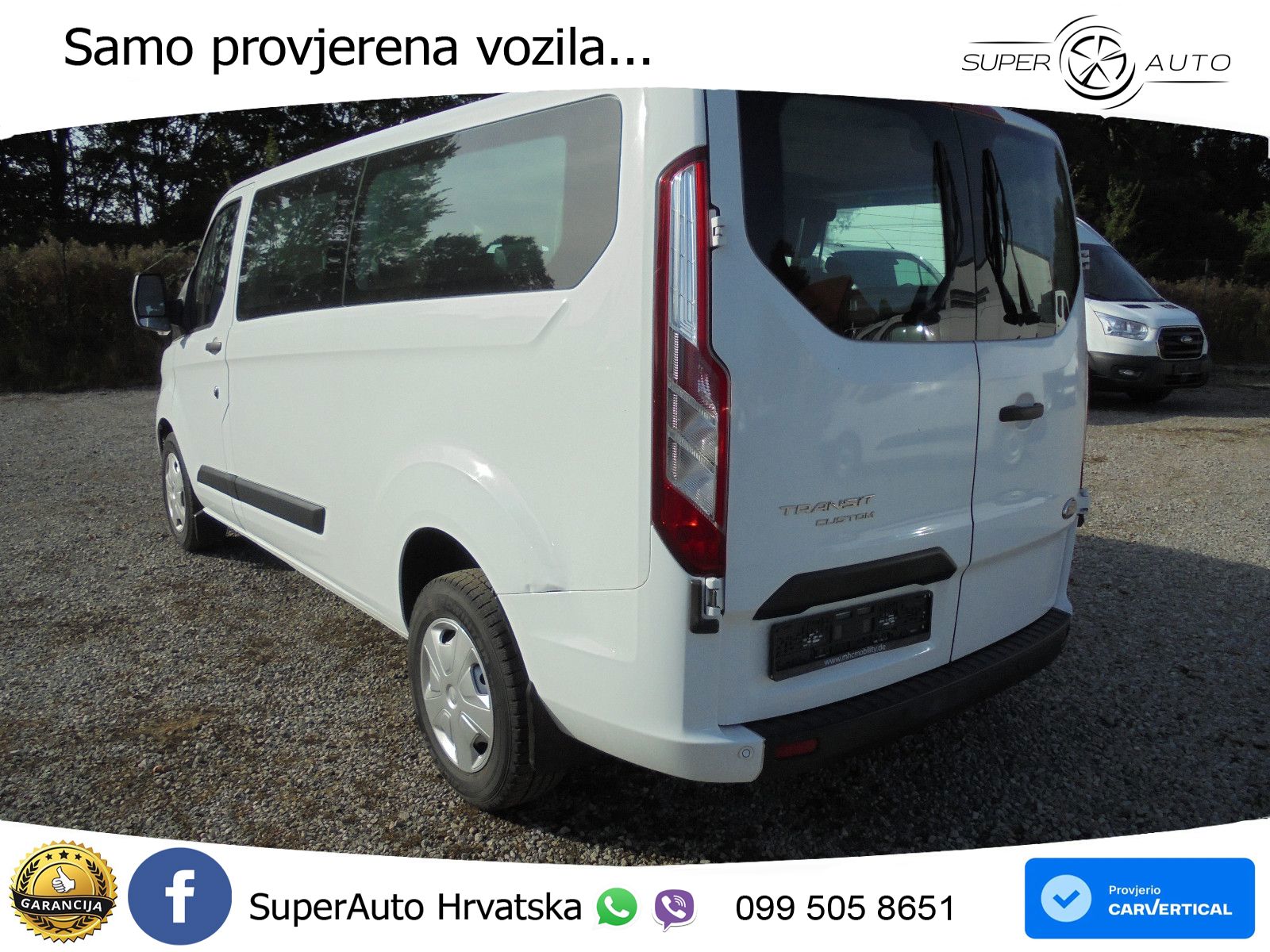 Ford Transit Custom 320 Kombi Lang TREND 1. Hand L2H1 131 KS