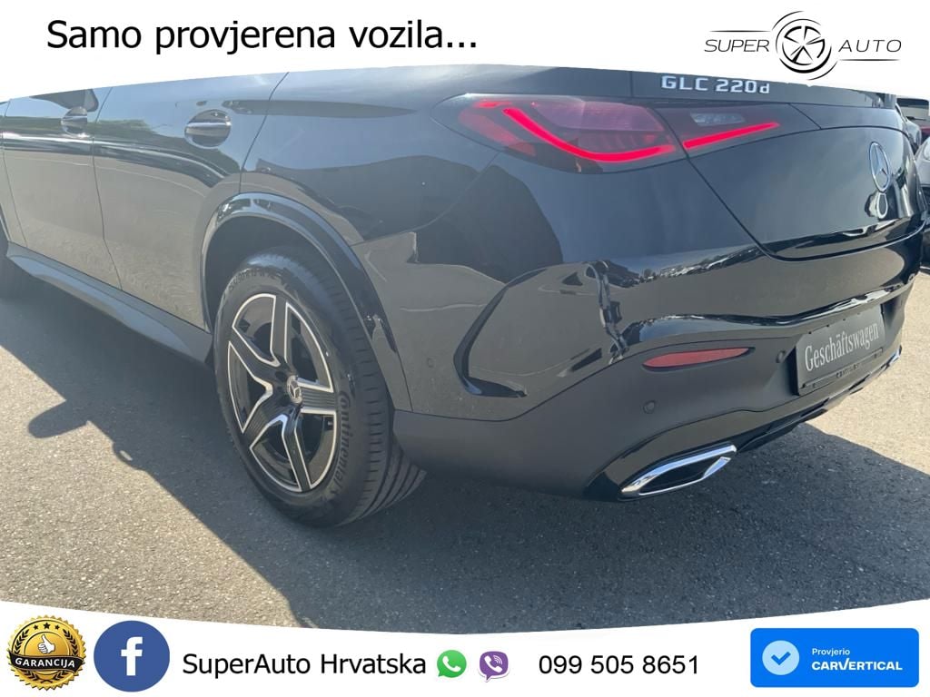 Mercedes GLC Coupe 220d (197 KS) 4MATIC 9G-TRONIC AMG ACC+GR SJED+360+PANO