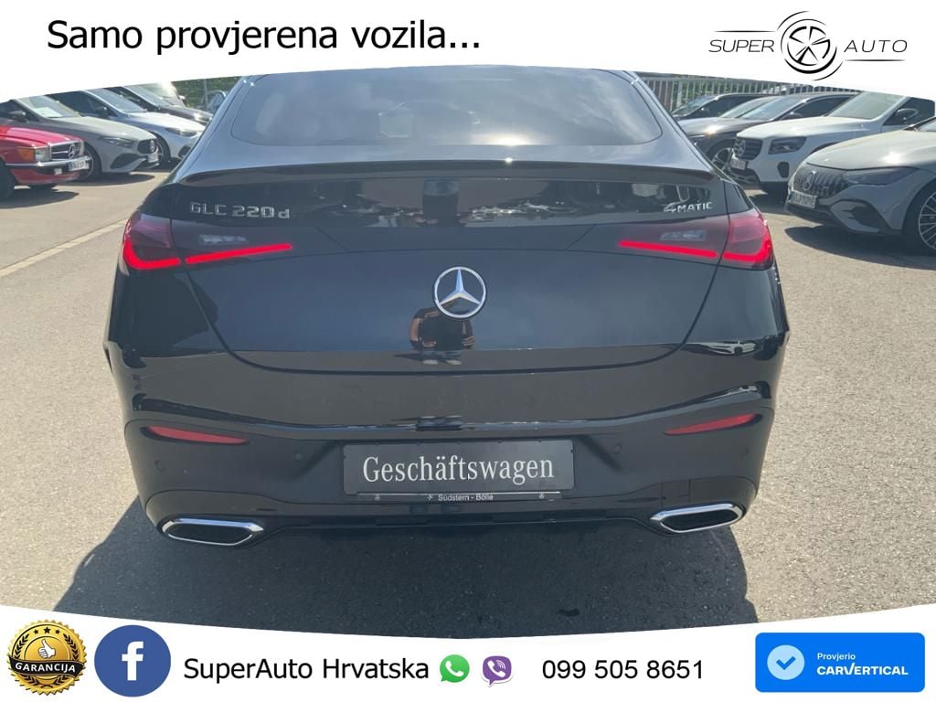 Mercedes GLC Coupe 220d (197 KS) 4MATIC 9G-TRONIC AMG ACC+GR SJED+360+PANO