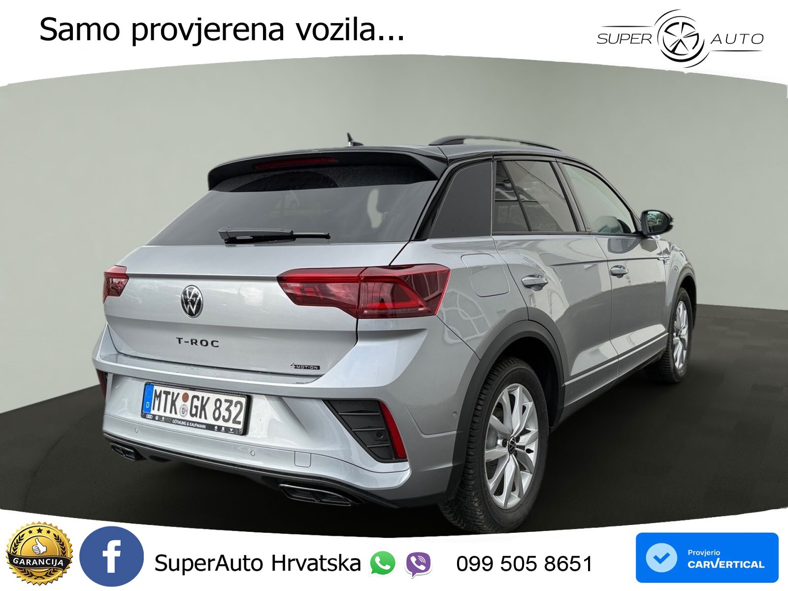 Volkswagen T-Roc I 2.0 TSI (190 KS) 4M DSG LED+GR SJED+ACC