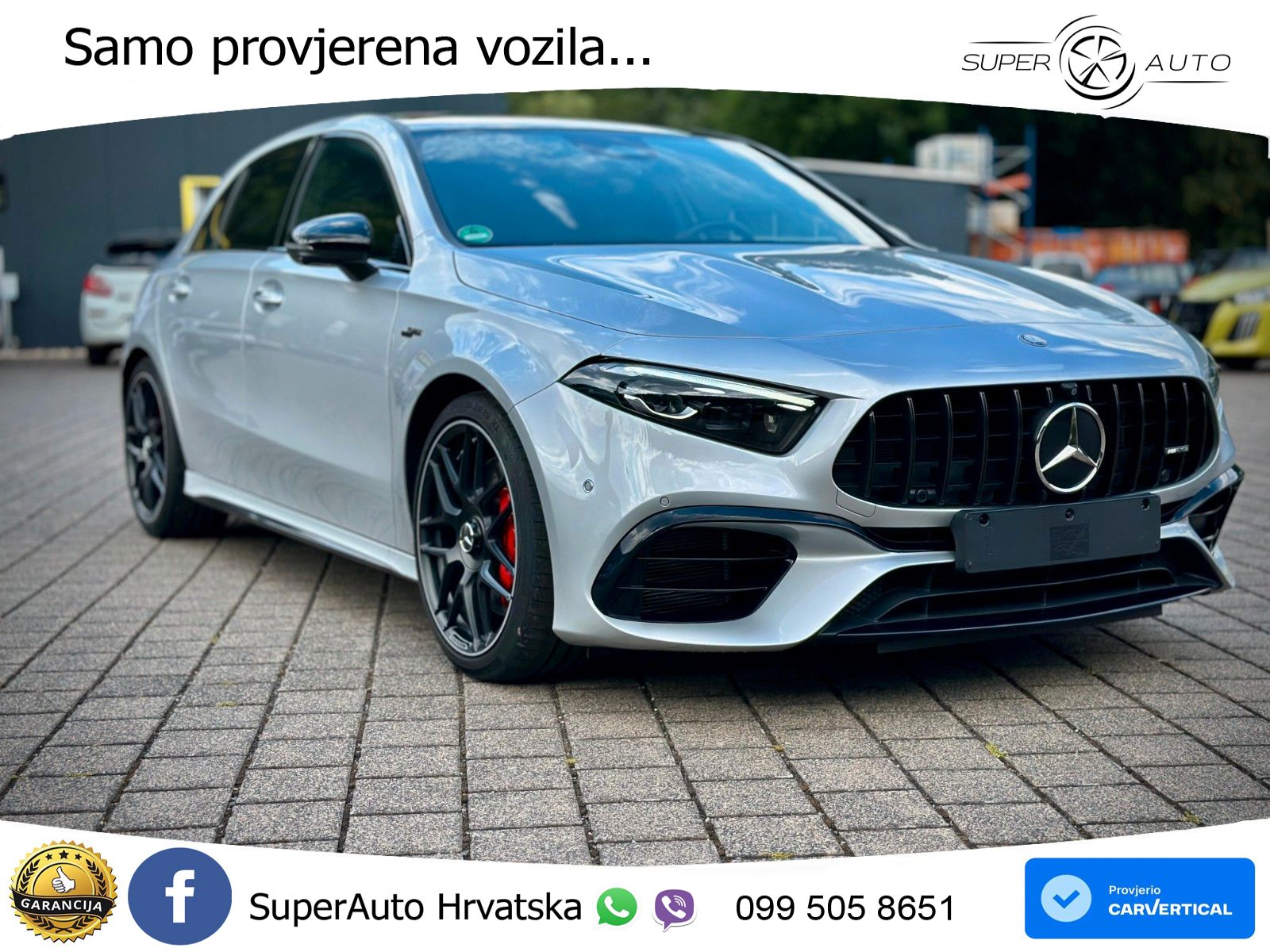 Mercedes-Benz AMG A 45 S 4MATIC+ AMG SPEEDSHIFT DCT 8G LED+GR SJED+ACC