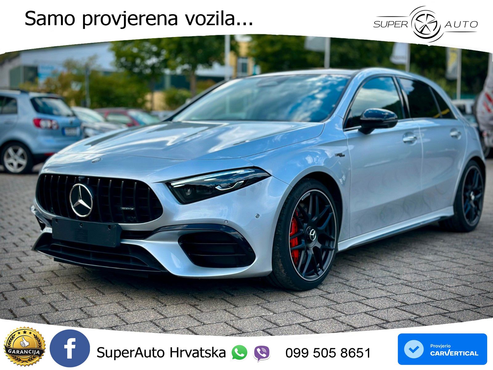Mercedes-Benz AMG A 45 S 4MATIC+ AMG SPEEDSHIFT DCT 8G LED+GR SJED+ACC