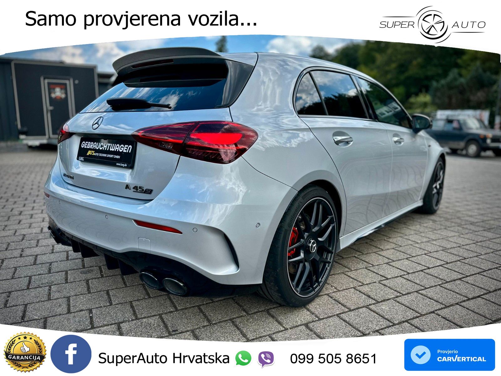 Mercedes-Benz AMG A 45 S 4MATIC+ AMG SPEEDSHIFT DCT 8G LED+GR SJED+ACC