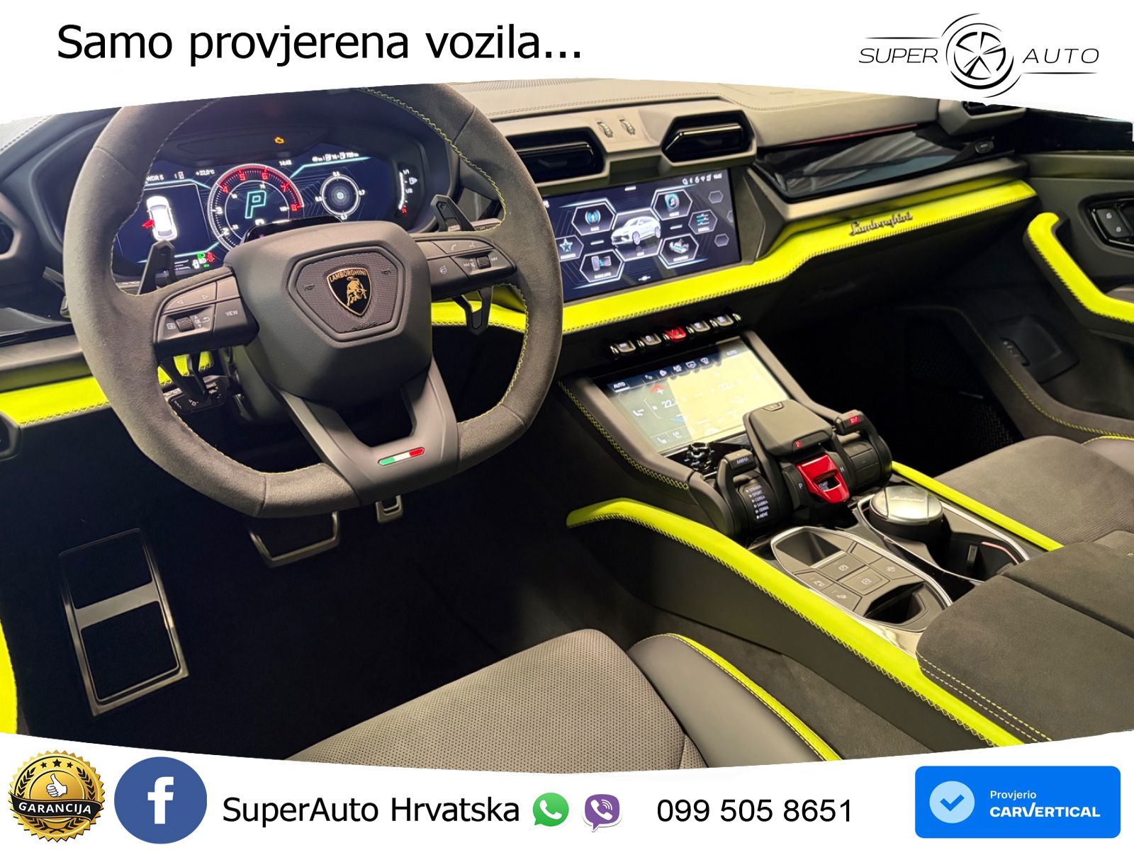 Lamborghini Urus SE 4.0 V8 (800 KS) 4WD Automatic LED+GR SJED+ACC