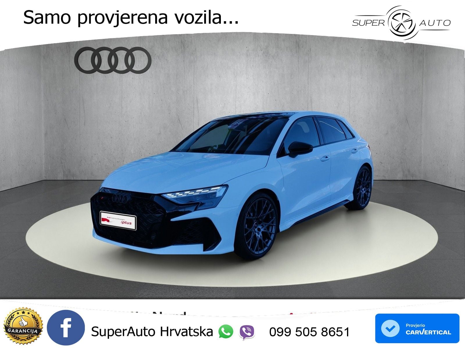 Audi RS3 Sedan 2.5 TFSI (400 KS) quattro S tronic MATRIX+GR SJED+KAM
