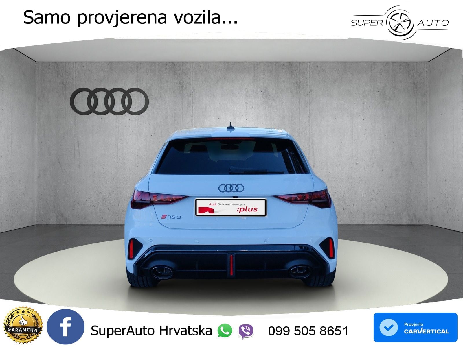 Audi RS3 Sedan 2.5 TFSI (400 KS) quattro S tronic MATRIX+GR SJED+KAM