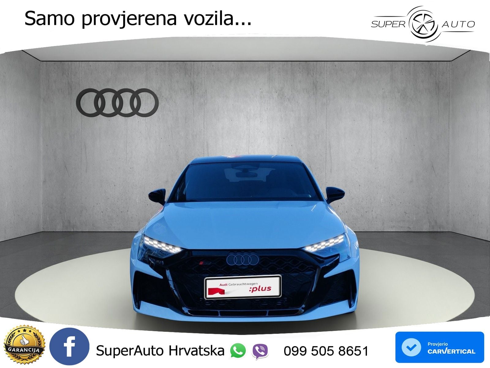 Audi RS3 Sedan 2.5 TFSI (400 KS) quattro S tronic MATRIX+GR SJED+KAM