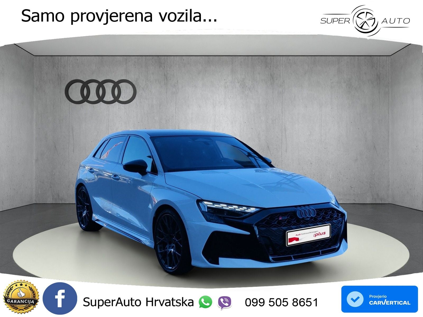 Audi RS3 Sedan 2.5 TFSI (400 KS) quattro S tronic MATRIX+GR SJED+KAM