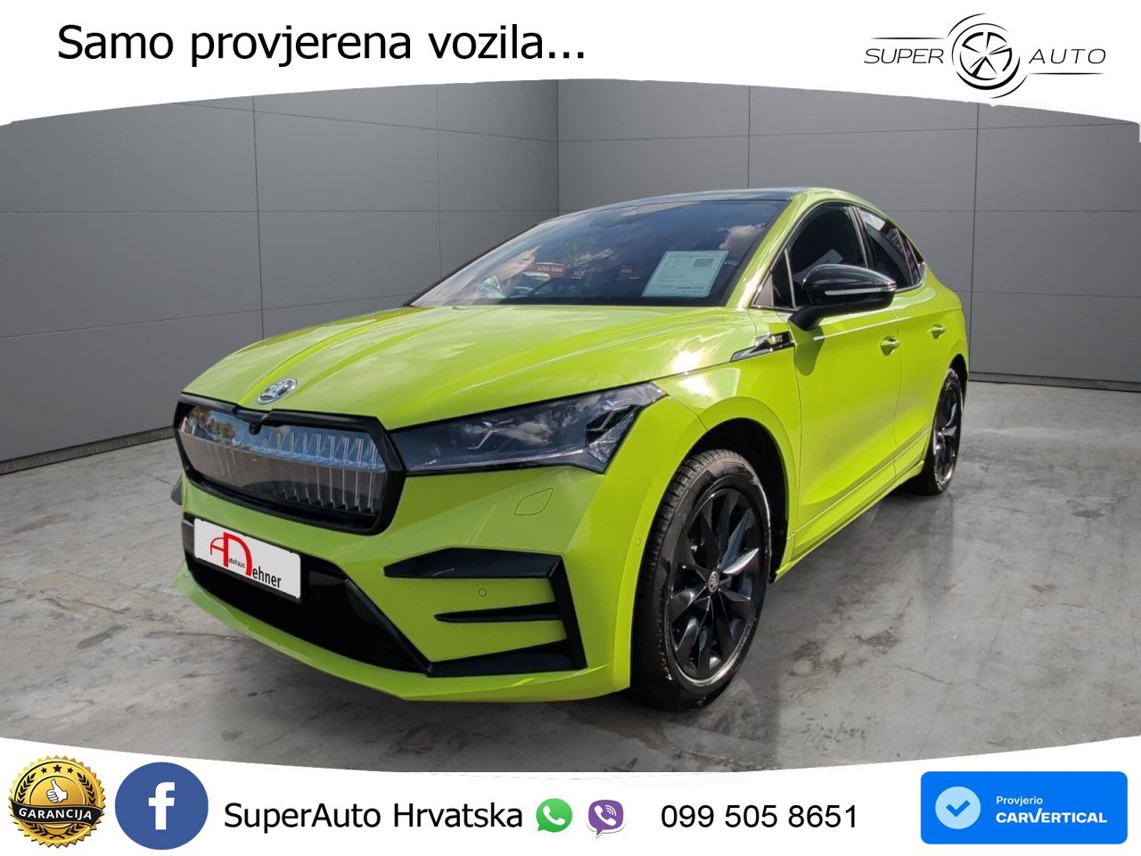 Škoda Enyaq Coupe iV RS 82 kWh (340 KS) AWD MATRIX+GR SJED+KAM