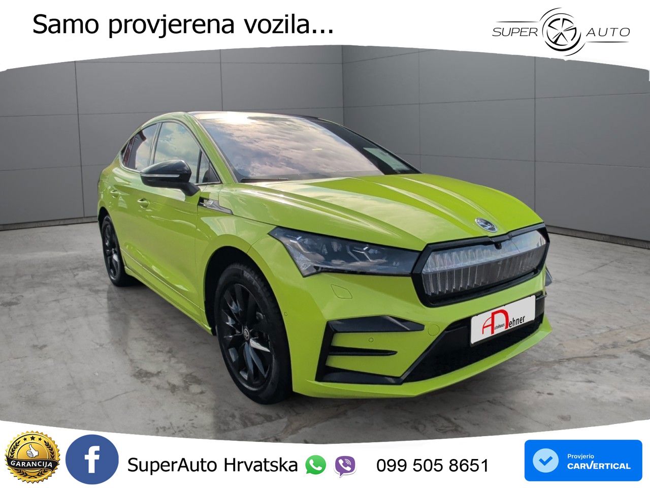 Škoda Enyaq Coupe iV RS 82 kWh (340 KS) AWD MATRIX+GR SJED+KAM