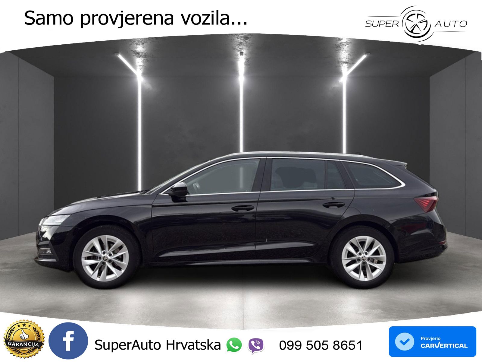 Škoda Octavia Combi 2.0 TDI (150 KS) DSG LED+GR SJED+ACC