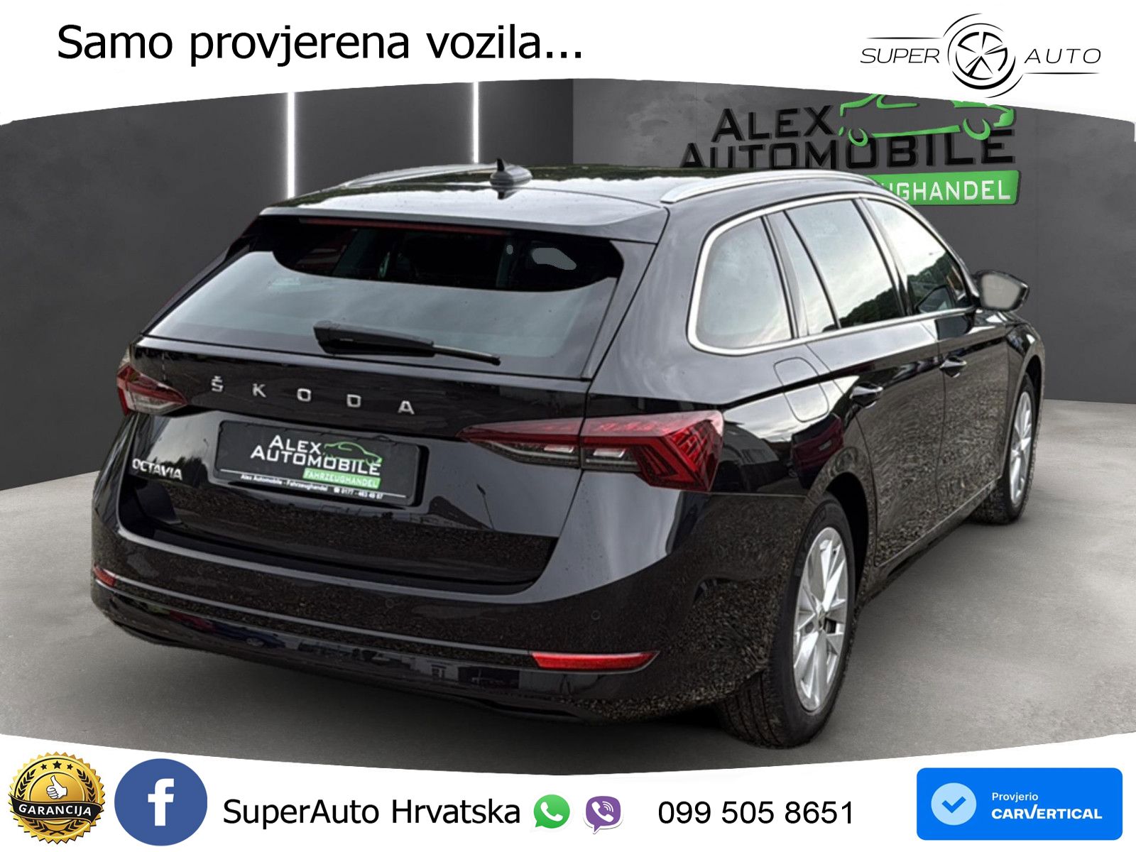 Škoda Octavia Combi 2.0 TDI (150 KS) DSG LED+GR SJED+ACC