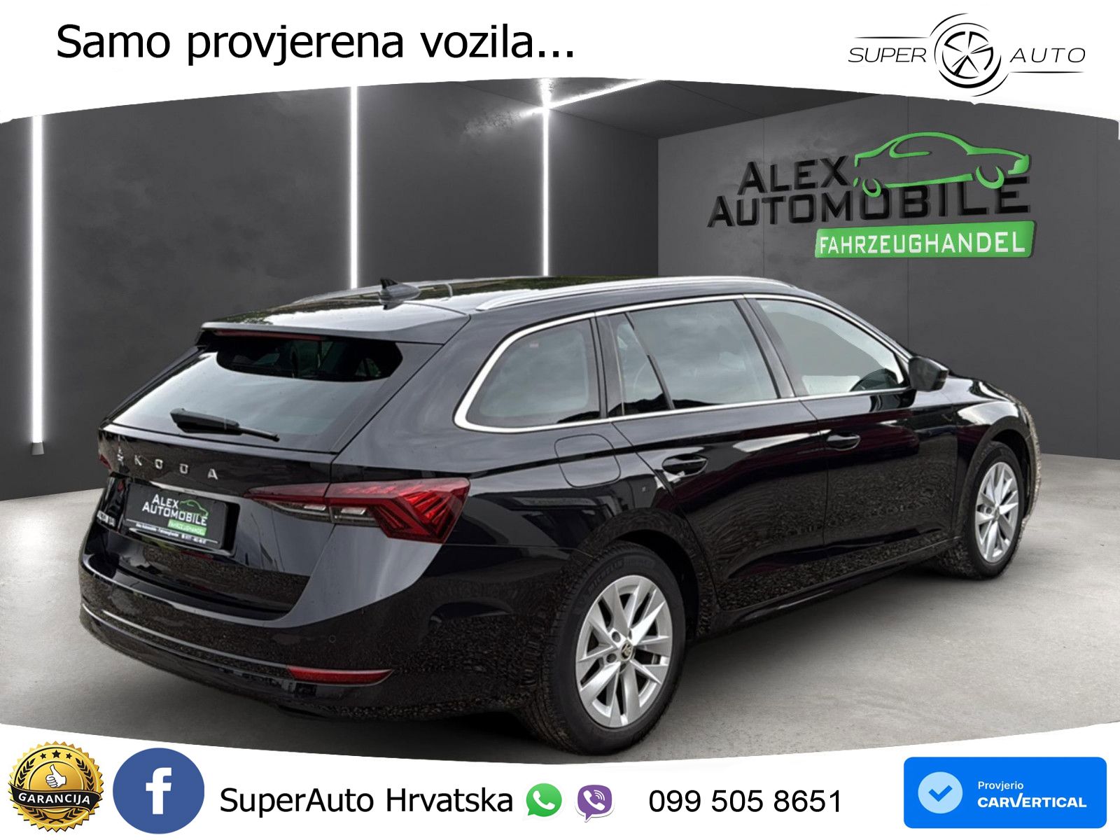 Škoda Octavia Combi 2.0 TDI (150 KS) DSG LED+GR SJED+ACC