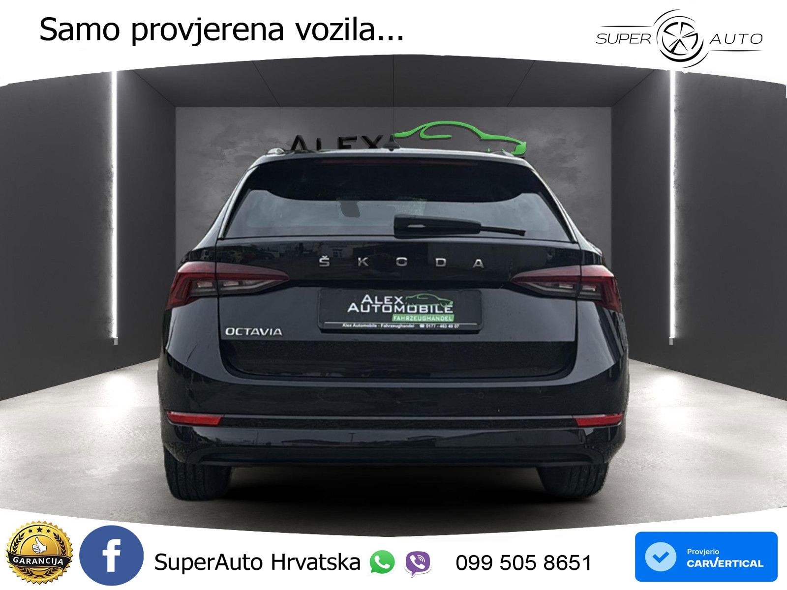 Škoda Octavia Combi 2.0 TDI (150 KS) DSG LED+GR SJED+ACC