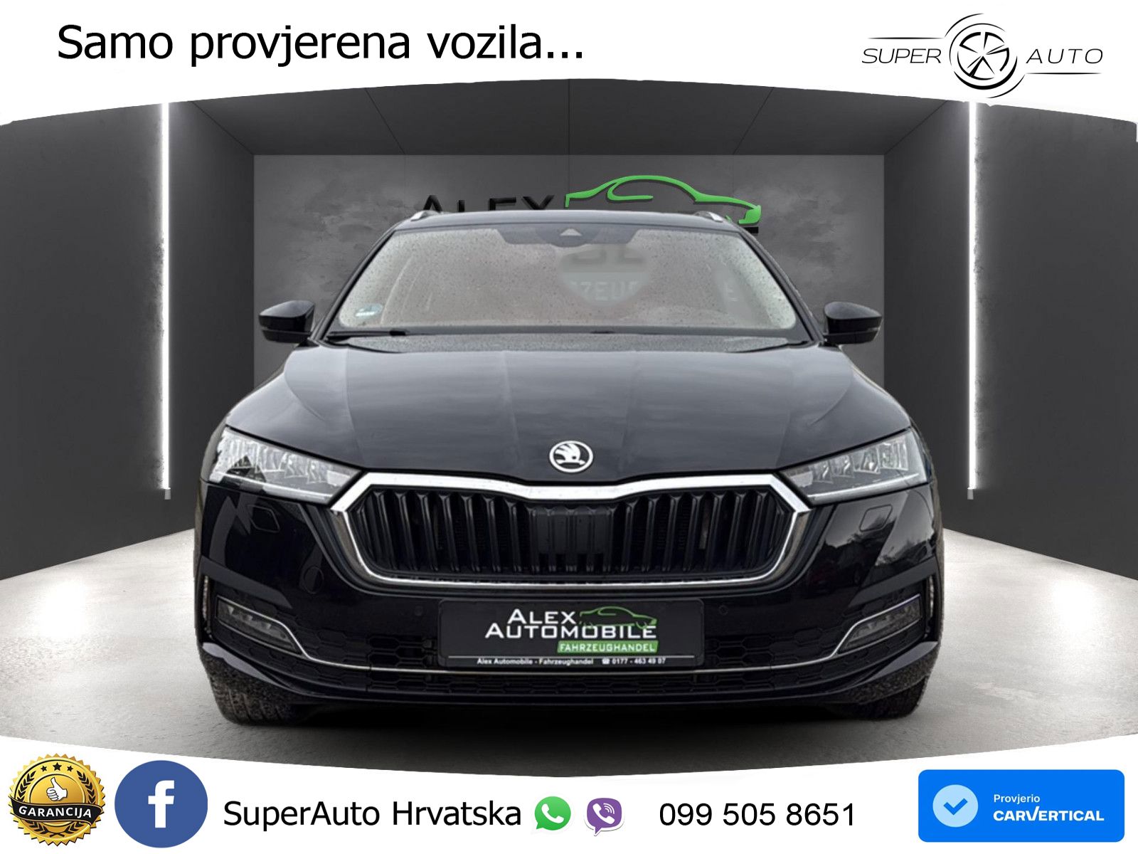 Škoda Octavia Combi 2.0 TDI (150 KS) DSG LED+GR SJED+ACC