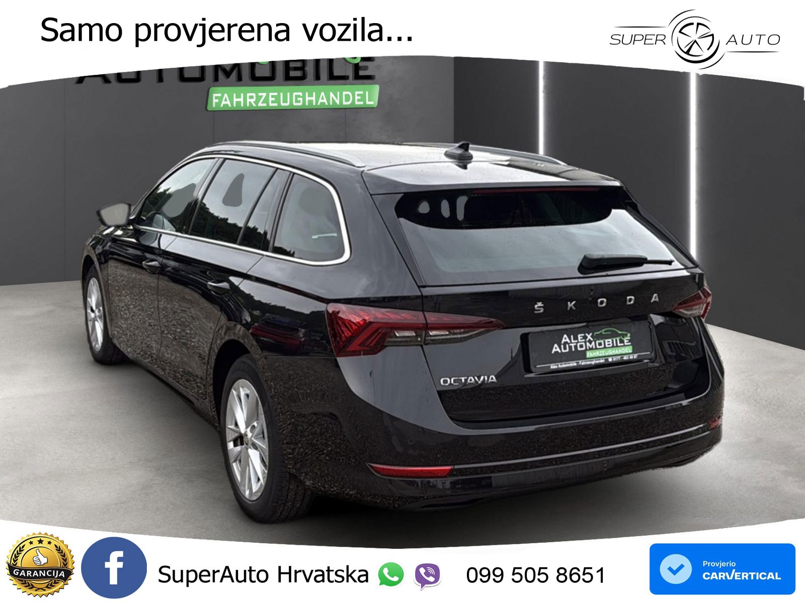 Škoda Octavia Combi 2.0 TDI (150 KS) DSG LED+GR SJED+ACC