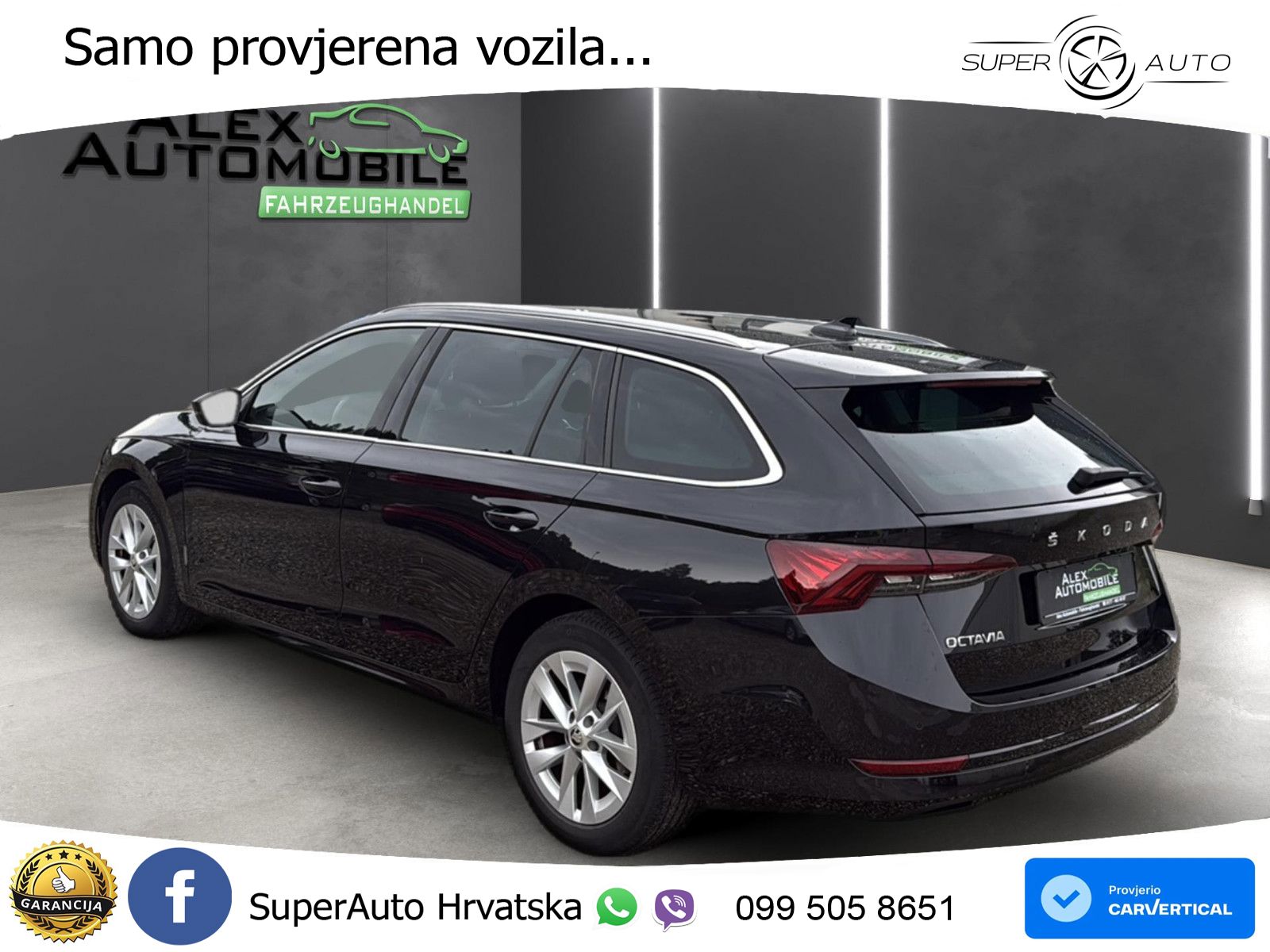 Škoda Octavia Combi 2.0 TDI (150 KS) DSG LED+GR SJED+ACC