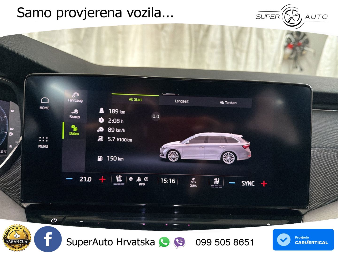 Škoda Octavia Combi 2.0 TDI (150 KS) DSG