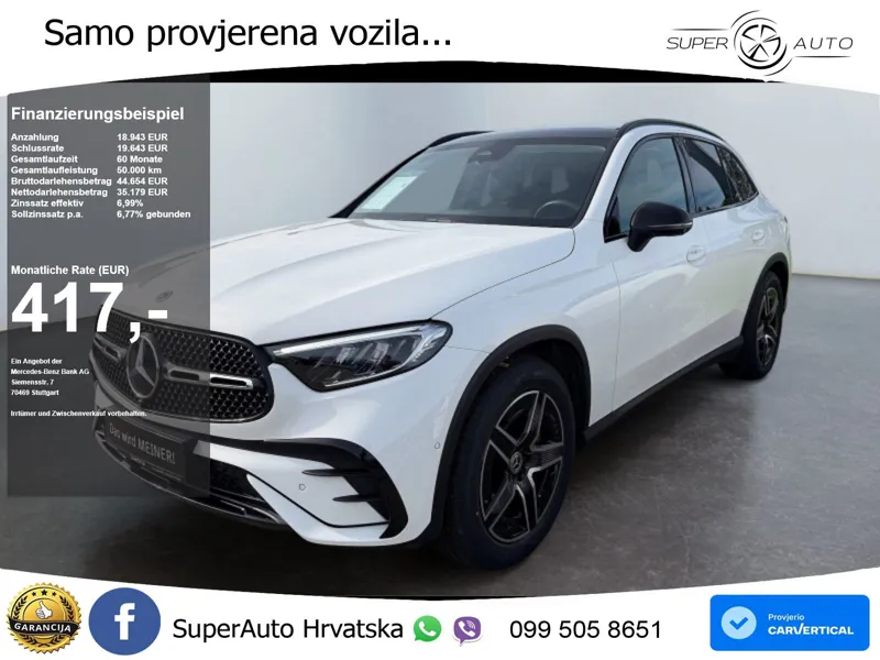 Mercedes GLC 220d (197 KS) 4MATIC 9G-TRONIC AMG ACC+GR SJED+360+PANO
