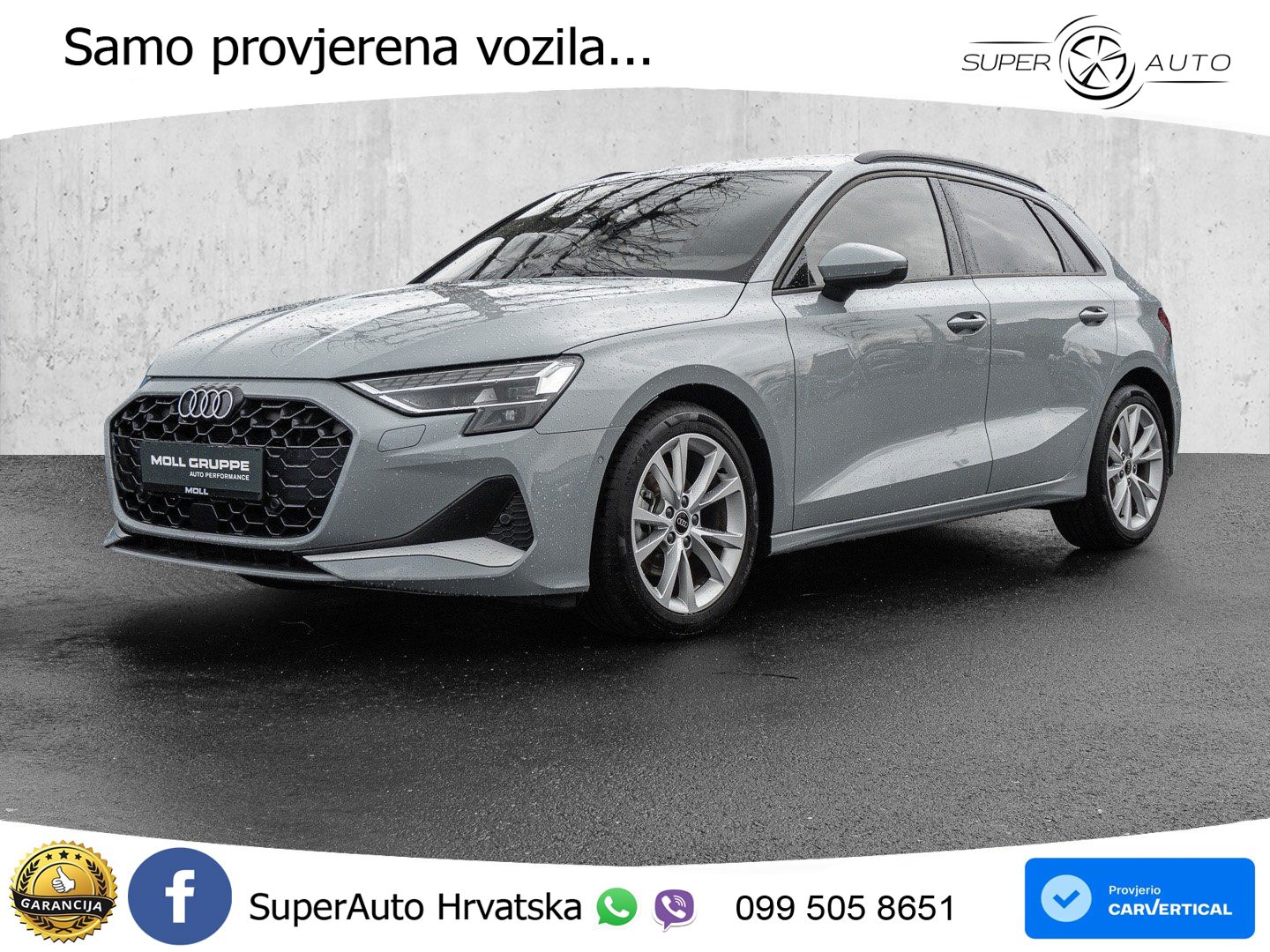 Audi A3 35 TFSI (150 KS) advanced LED+GR SJED+ACC