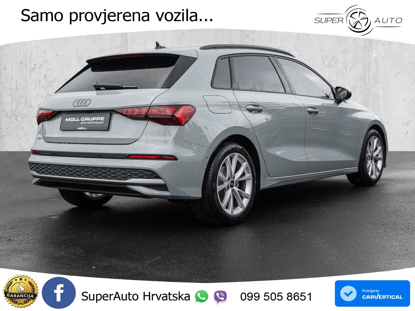 Audi A3 35 TFSI (150 KS) advanced LED+GR SJED+ACC