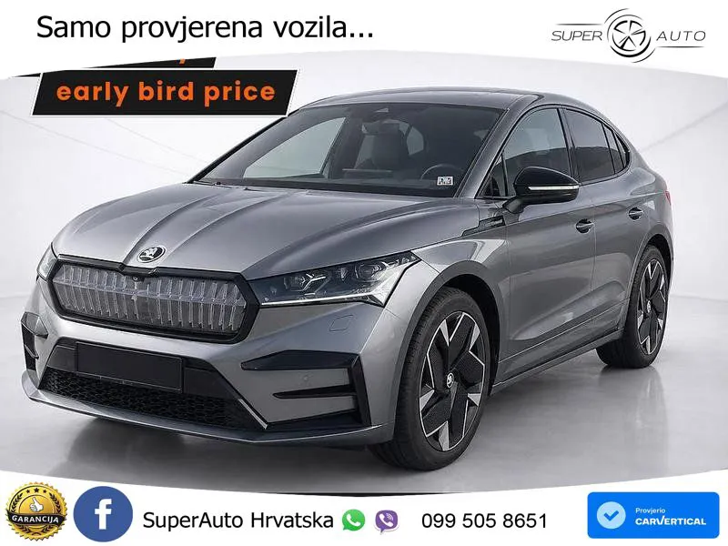 Škoda Enyaq Coupe iV RS 82 kWh (299 KS) AWD LED+GR SJED+ACC