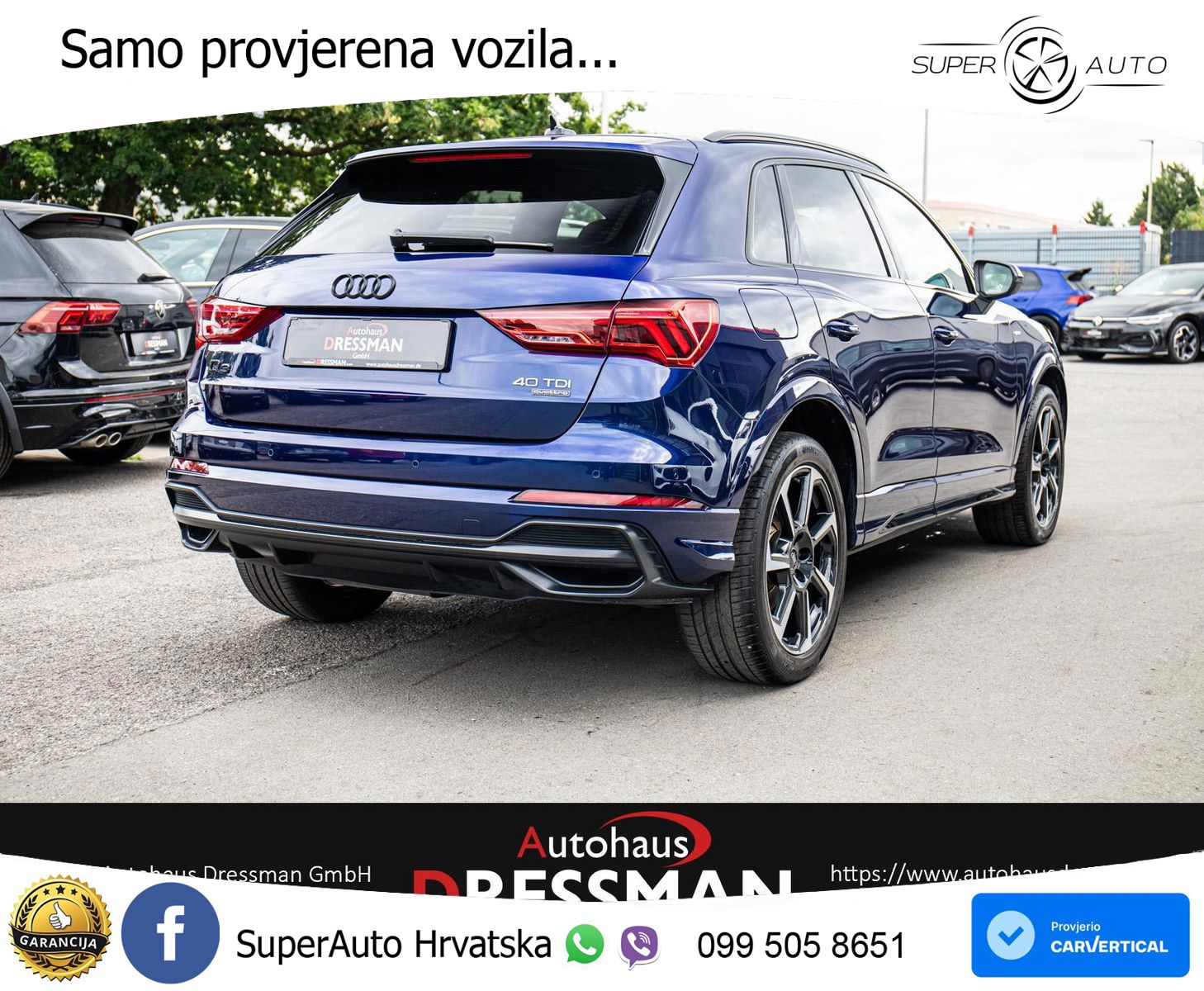 Audi Q3 40 TDI (200 KS) quattro S tronic S line