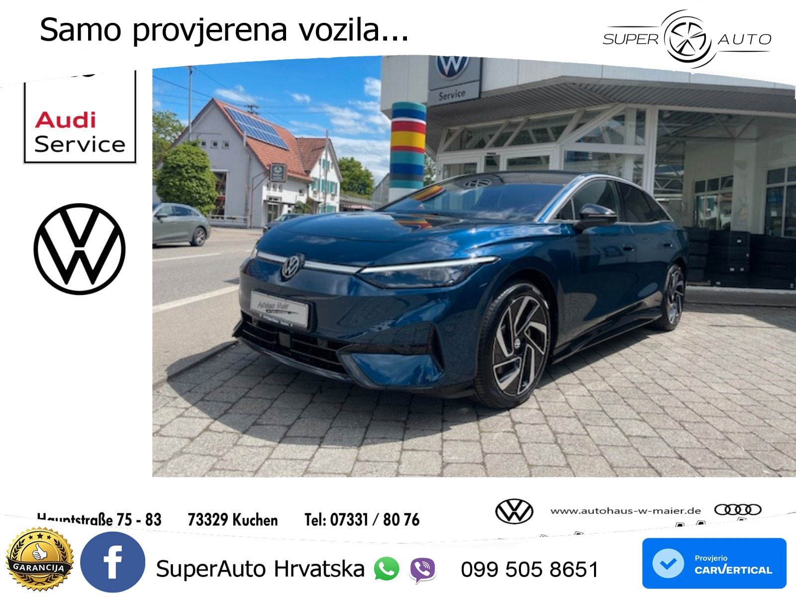 Volkswagen ID.7 Pro S 91 kWh (286 KS)