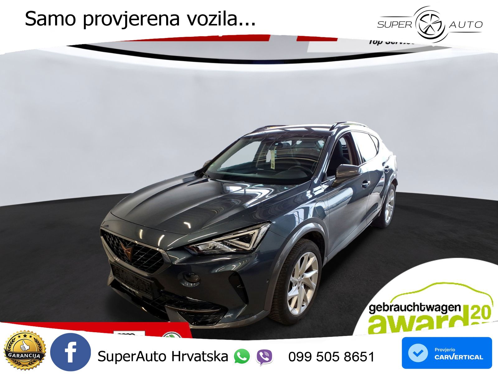 Cupra Formentor 1.4 TSI (204 KS) e-Hybrid DSG LED+GR SJED+ACC