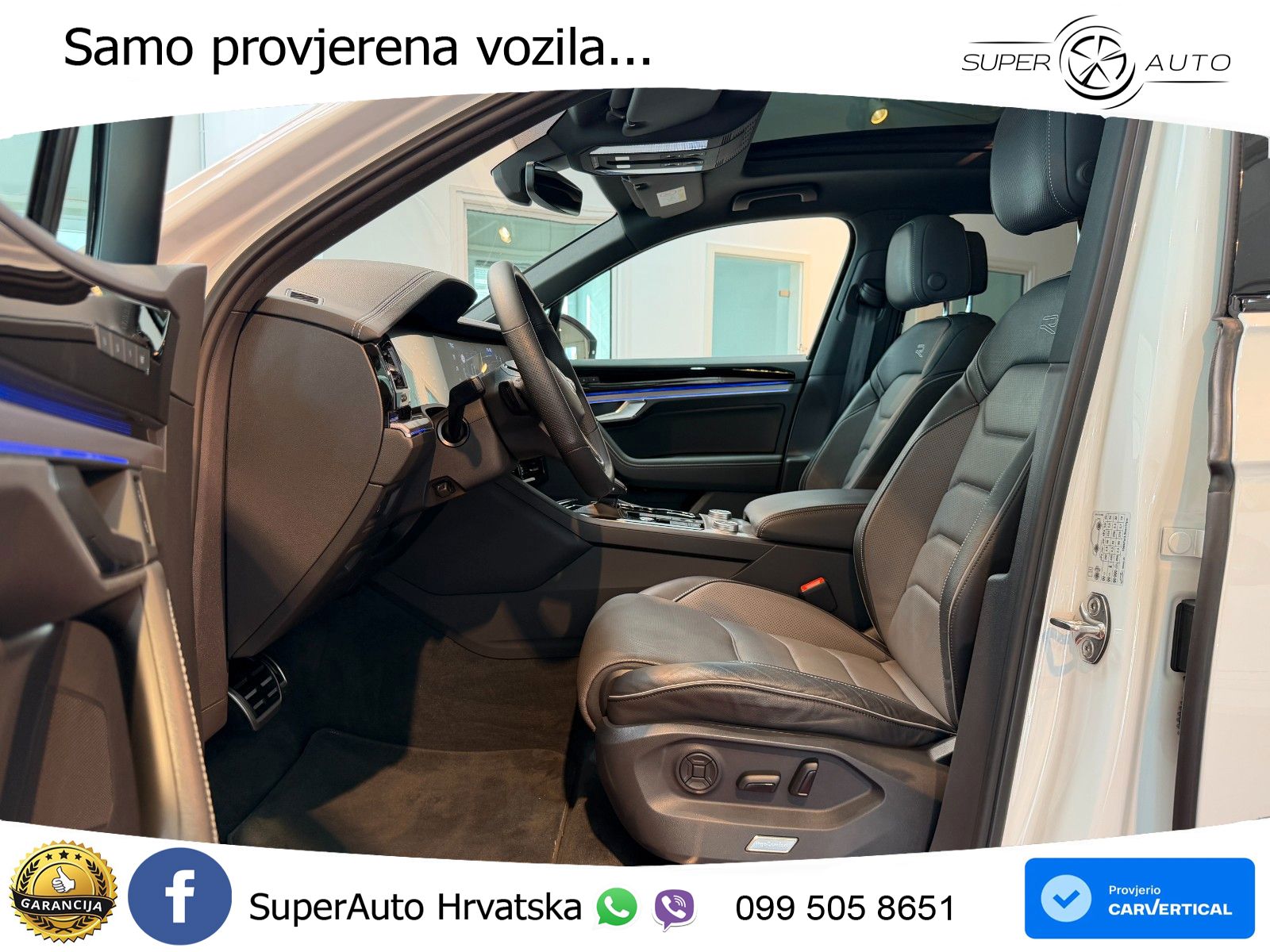 Volkswagen Touareg 3.0 V6 TDI (286 KS) 4MOTION Tiptronic R-Line ZRAČNI+ACC+GR SJED+KAM+PANO