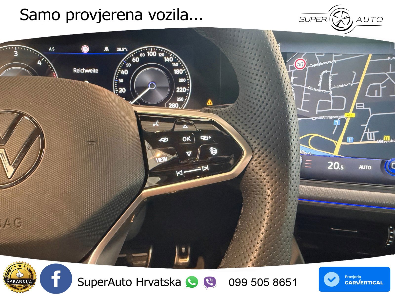 Volkswagen Touareg 3.0 V6 TDI (286 KS) 4MOTION Tiptronic R-Line ZRAČNI+ACC+GR SJED+KAM+PANO