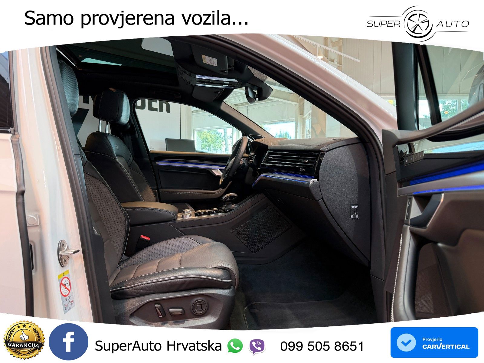 Volkswagen Touareg 3.0 V6 TDI (286 KS) 4MOTION Tiptronic R-Line ZRAČNI+ACC+GR SJED+KAM+PANO