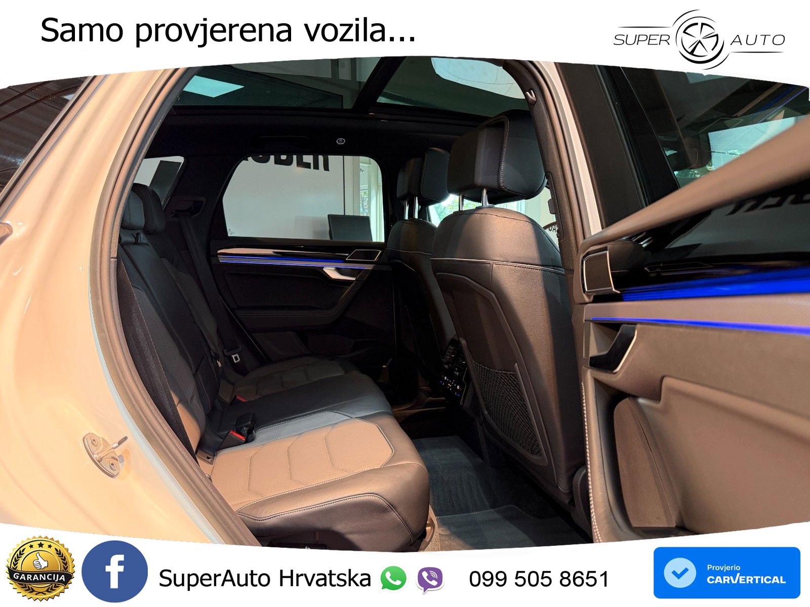 Volkswagen Touareg 3.0 V6 TDI (286 KS) 4MOTION Tiptronic R-Line ZRAČNI+ACC+GR SJED+KAM+PANO