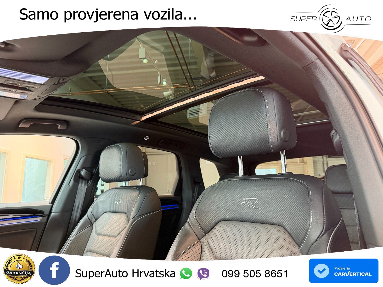 Volkswagen Touareg 3.0 V6 TDI (286 KS) 4MOTION Tiptronic R-Line ZRAČNI+ACC+GR SJED+KAM+PANO