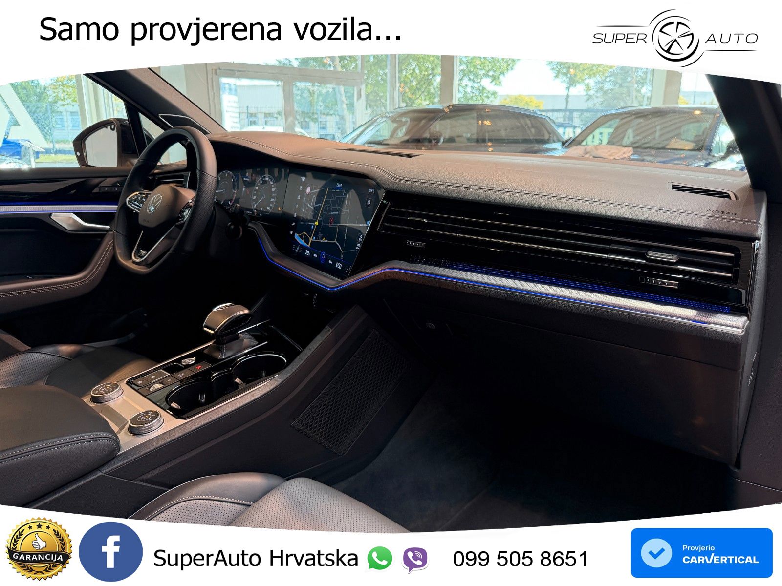 Volkswagen Touareg 3.0 V6 TDI (286 KS) 4MOTION Tiptronic R-Line ZRAČNI+ACC+GR SJED+KAM+PANO