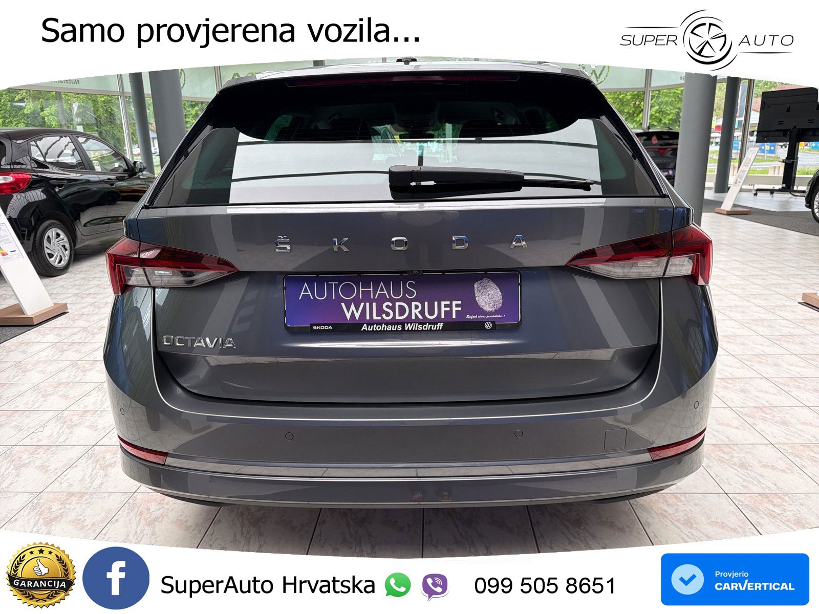 Škoda Octavia Combi 2.0 TDI (150 KS) DSG LED+GR SJED+ACC