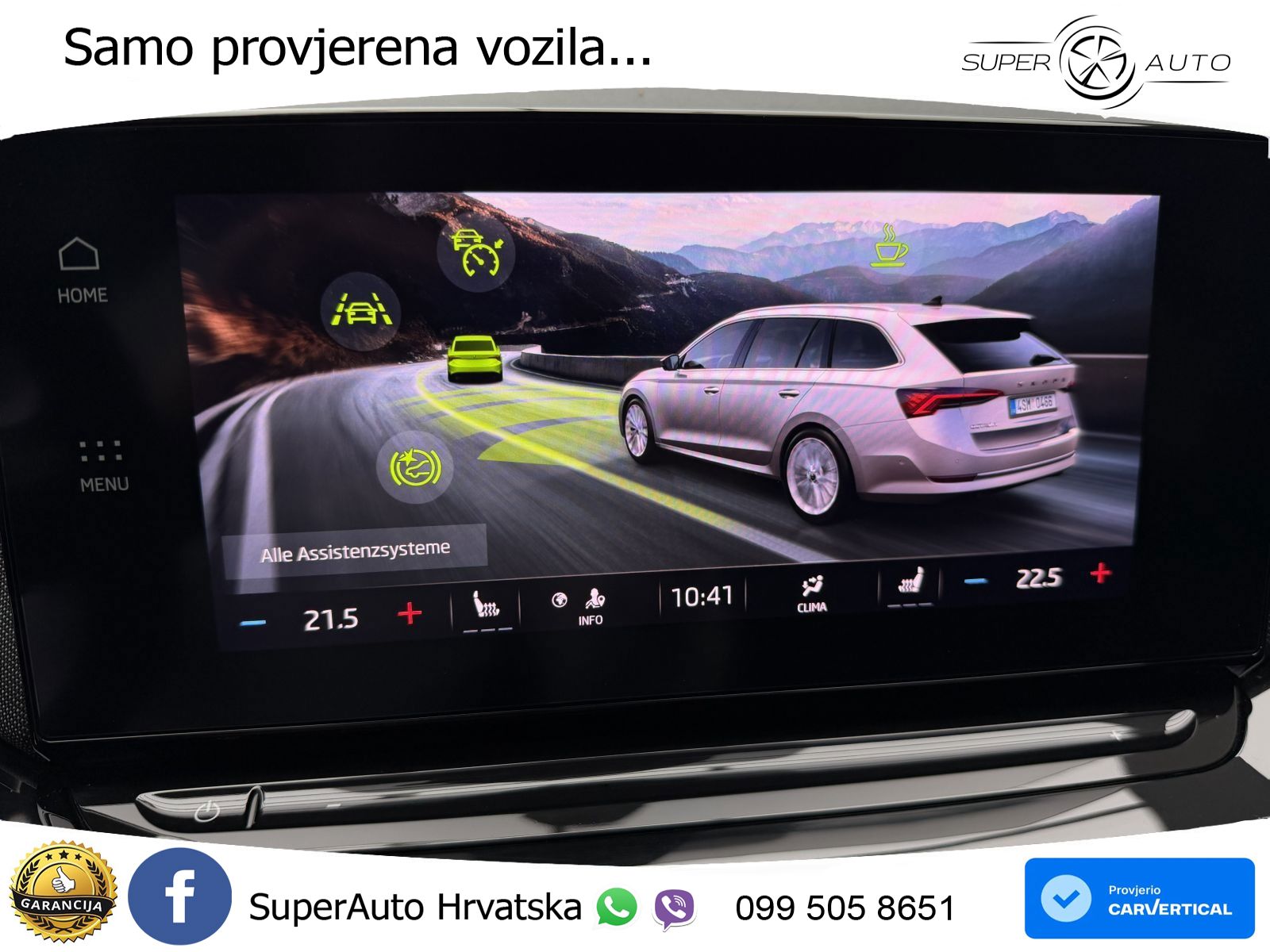 Škoda Octavia Combi 2.0 TDI (150 KS) DSG LED+GR SJED+ACC