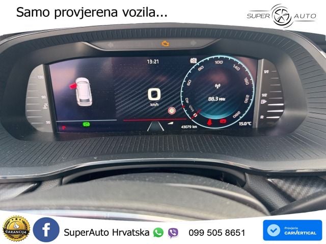 Škoda Octavia Combi RS 2.0 TSI (245 KS) DSG LED+GR SJED+ACC