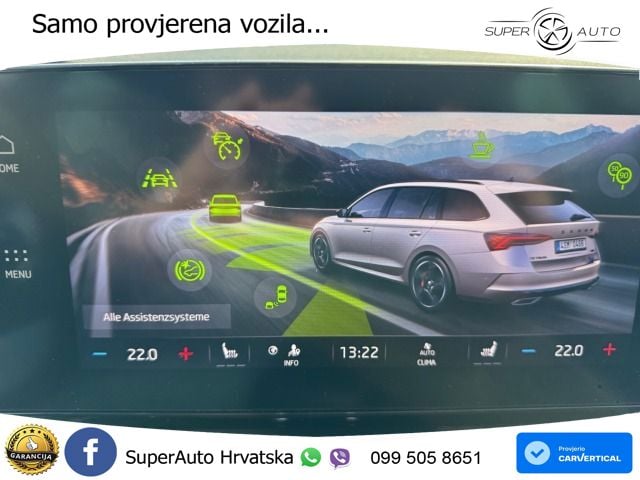 Škoda Octavia Combi RS 2.0 TSI (245 KS) DSG LED+GR SJED+ACC