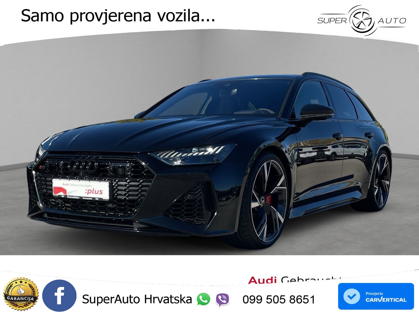 Audi RS6 Avant 4.0 TFSI V8 (600 KS) quattro Tiptronic LED+GR SJED+ACC