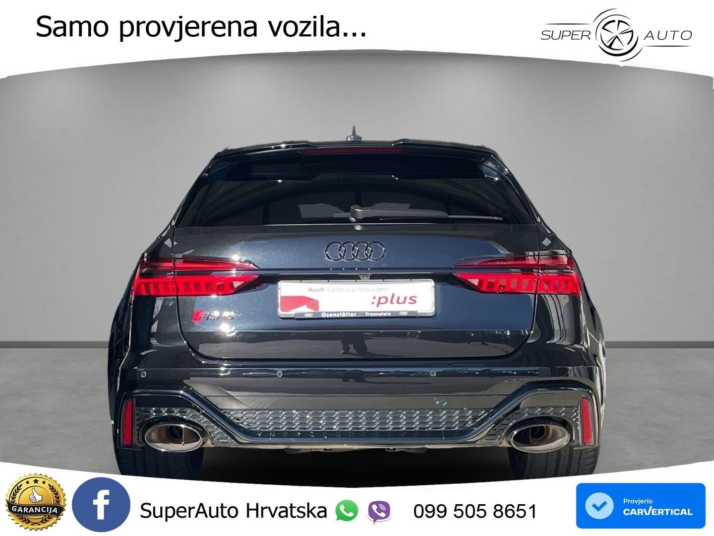 Audi RS6 Avant 4.0 TFSI V8 (600 KS) quattro Tiptronic LED+GR SJED+ACC