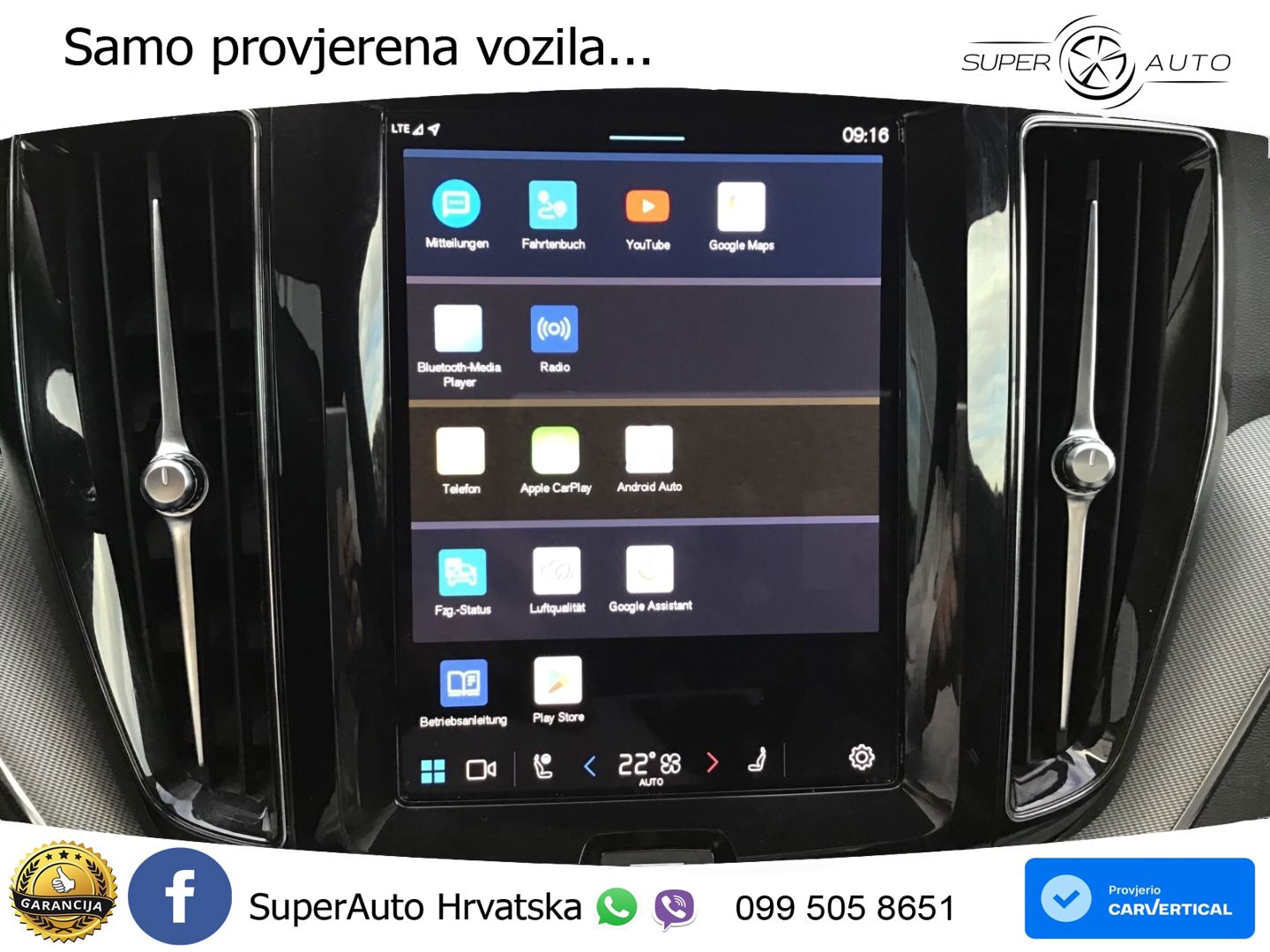 Volvo XC60 B4 Diesel FWD Geartronic LED+GR SJED+ACC
