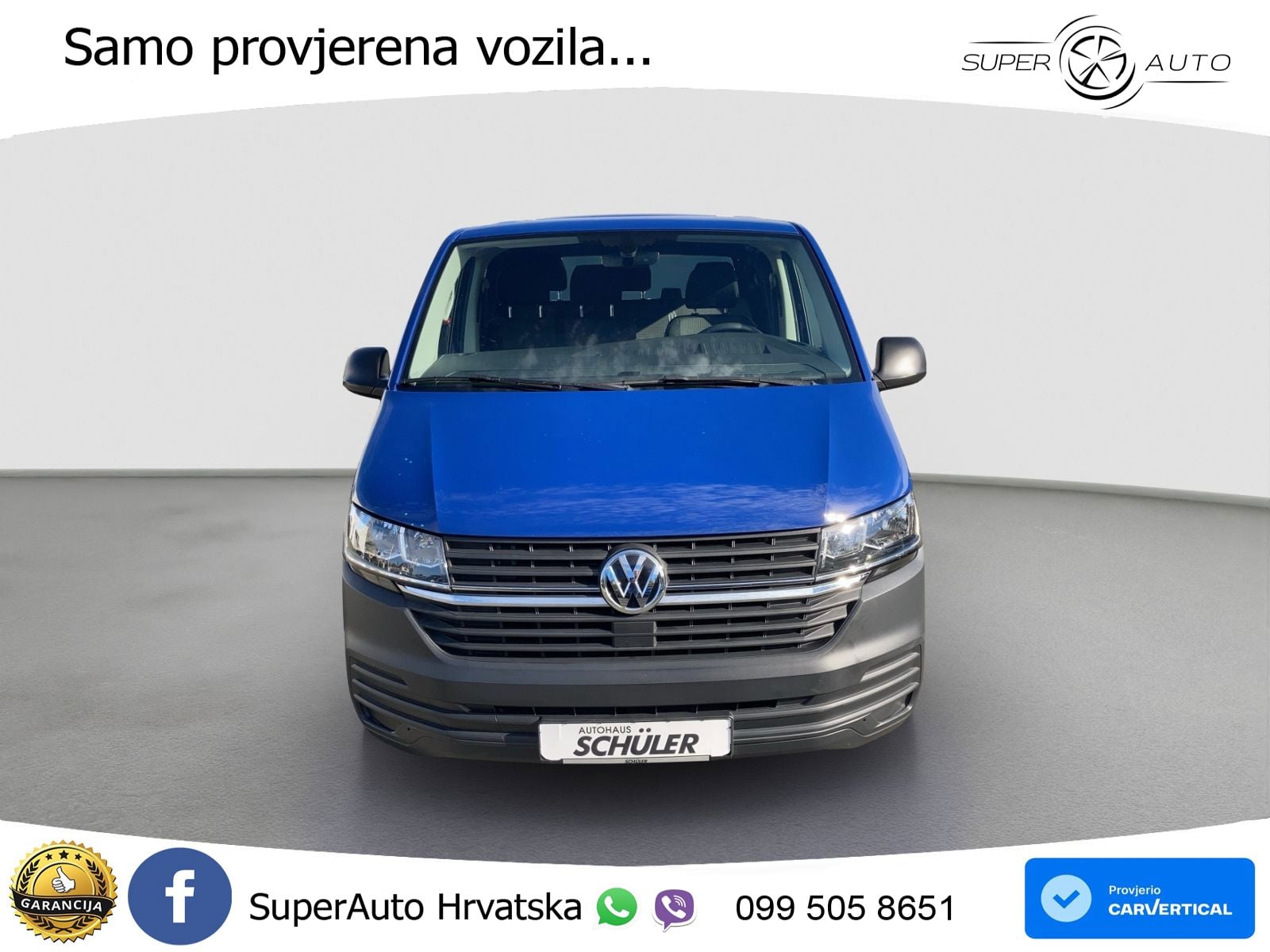 Volkswagen Transporter T6.1 2.0 TDI, DOPPELKABINE*KLIMA*LEI 110 KS