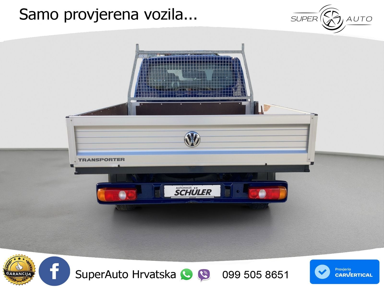 Volkswagen Transporter T6.1 2.0 TDI, DOPPELKABINE*KLIMA*LEI 110 KS