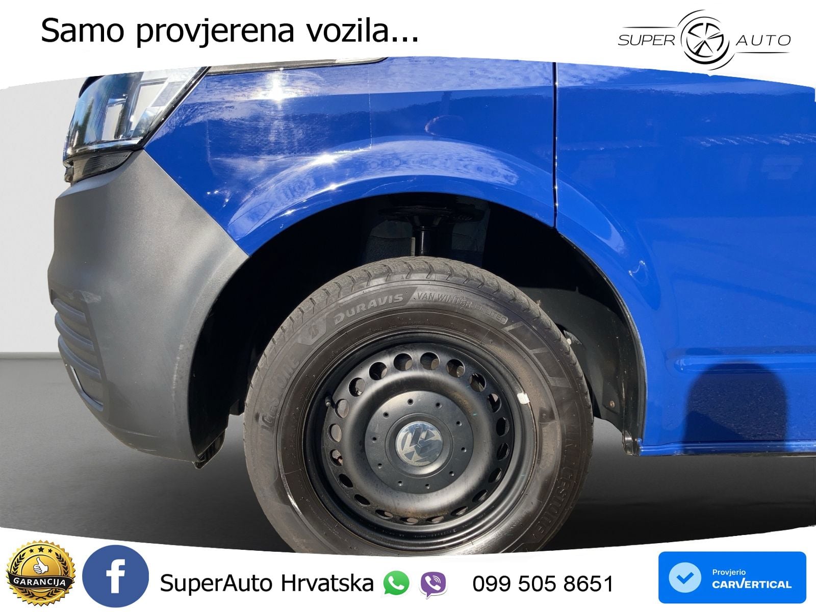 Volkswagen Transporter T6.1 2.0 TDI, DOPPELKABINE*KLIMA*LEI 110 KS