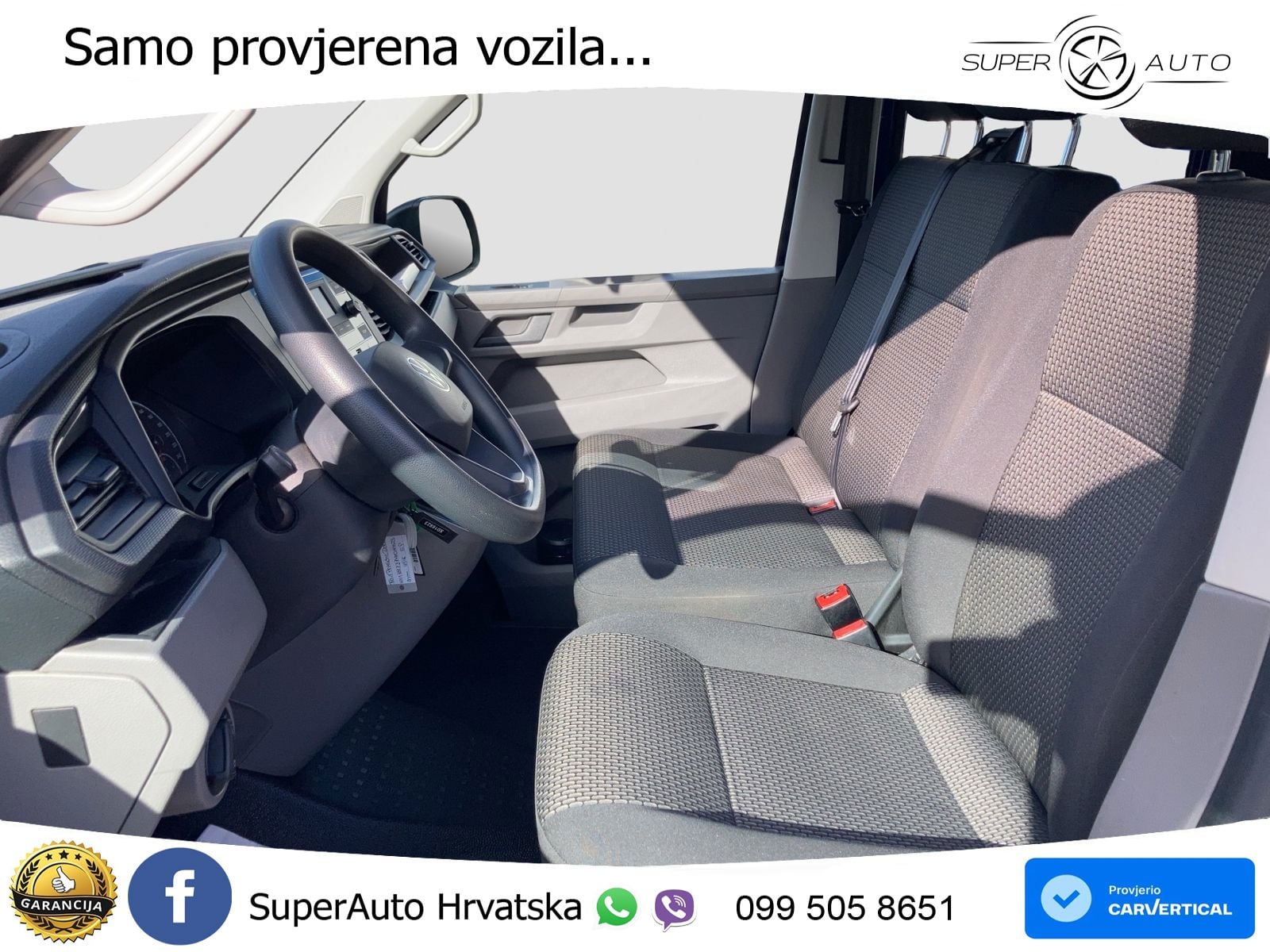 Volkswagen Transporter T6.1 2.0 TDI, DOPPELKABINE*KLIMA*LEI 110 KS